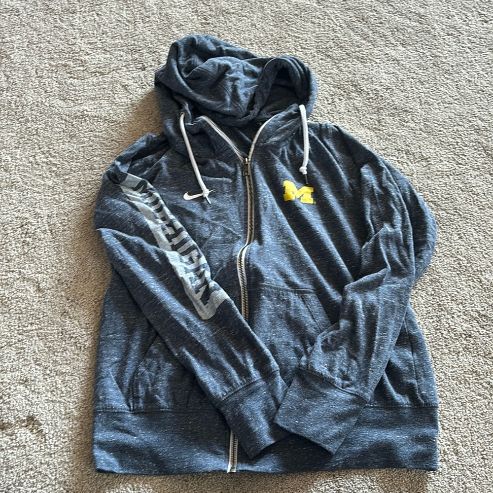 Women’s Michigan Nike hooded zip up